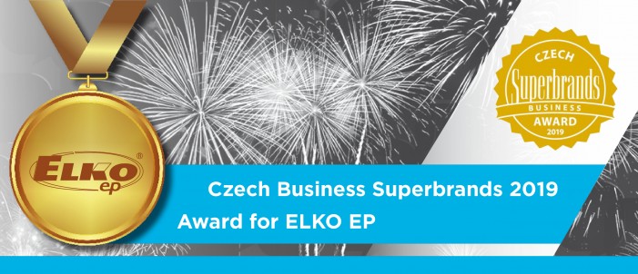 Czech Business Superbrands 2019 Award for ELKO EP from Holešov  photo